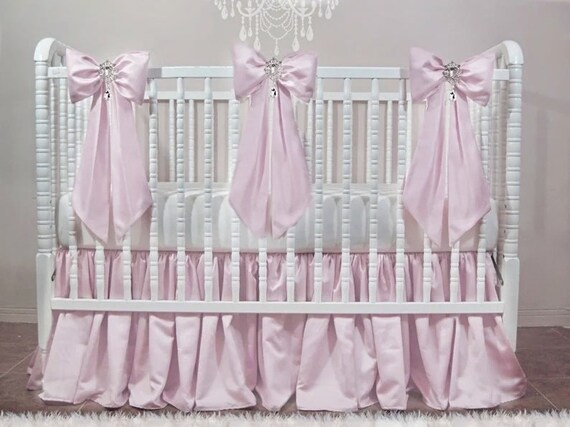 Satin clearance crib skirt