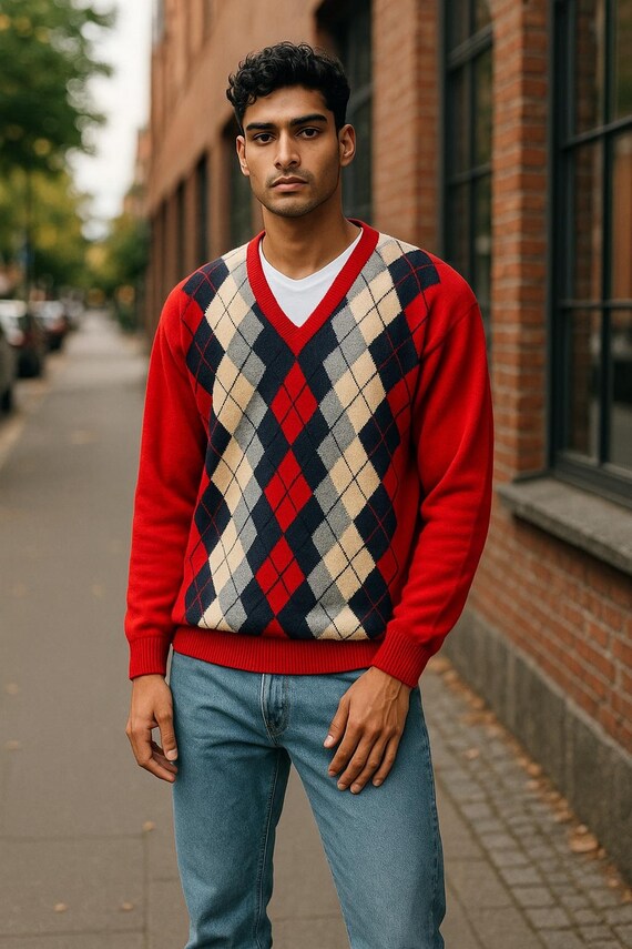 Cian Royal Edinburgh argyle sweater