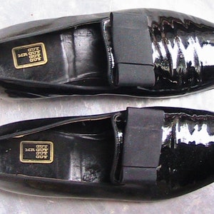 Mr Guy Patent Leather Shoes 9 1/2 D E Vintage image 2