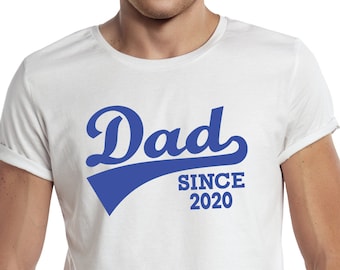 Camiseta personalizada para papá / Camiseta de regalo para el Día del Padre / Camiseta para papá nuevo desde 2025