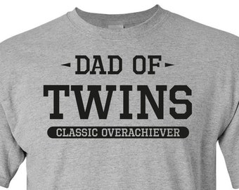 dad of twins t shirt