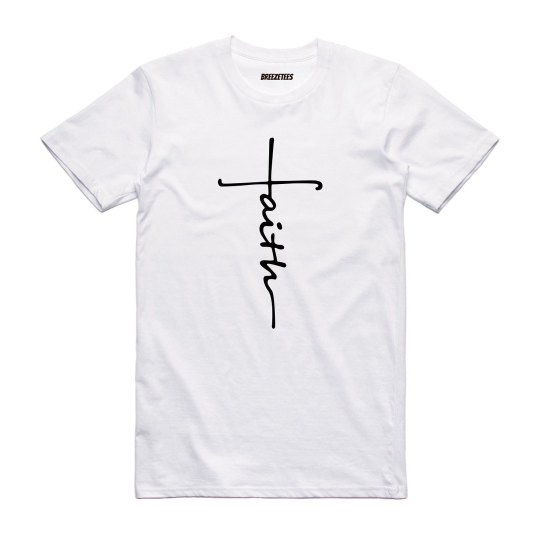 Faith Cross Shirt Cross T-shirt Christian Graphic Tees Faith - Etsy