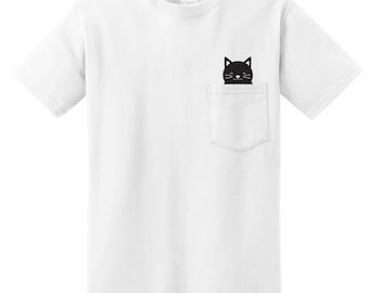 Funny Pocket Cat Middle Finger Fashion 