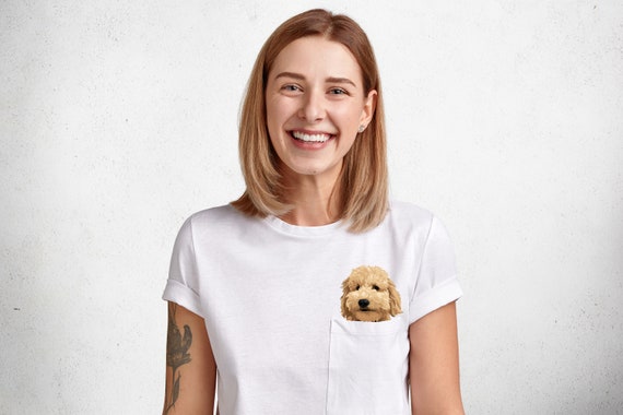 Goldendoodle Middle Finger Funny Pocket 