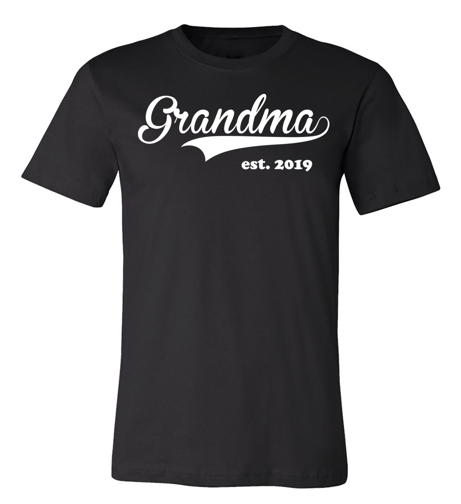 Grandma Est 2019 Gift T-shirt for Grandmother New Grandma Baby - Etsy