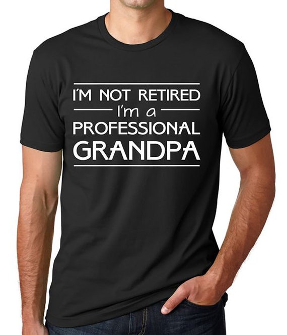 Professional Grandpa t shirt Fathers Gift tshirt Grandpa shirt | Etsy