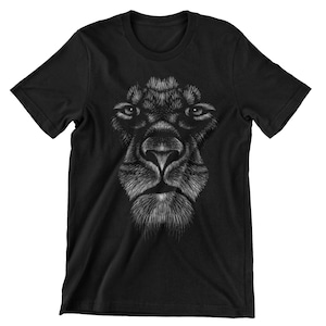 Cool Lion Head Design 3D Fashion Tattoo Style Lion Shirts Men's Lion ...