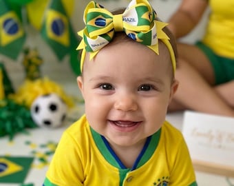 Brazil baby headbands