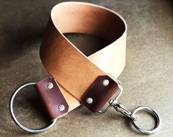 Horween Horsehide 3" Wide Leather Strop/Straight Razor Leather Strop/Sharpening Strop/Barber Strop/ Shaving Strop/ Razor Sharp/ Custom Strop