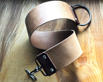 Straight Razor Strop 2.5 Inch Horween Horsehide Custom Leather Strop/Leather Strop/Entry Level Sharpening Strop/Barber Strop/Shaving Strop