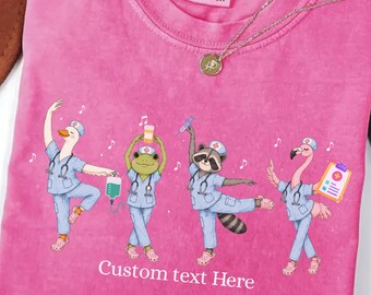 Comfort Colors Nurse Shirt, Goose Nurse Back To School Gift, Nurse Life School Nurse Tee, PICU Healthcare Worker Gift Funny RN Nurse T-Shirt