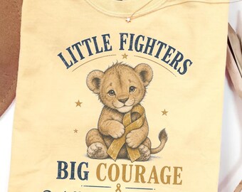 Custom In September We Wear Gold Shirt, Childhood Cancer Awareness Month Tee, Tiger Gold Ribbon Tee, Childhood Cancer Support Gift