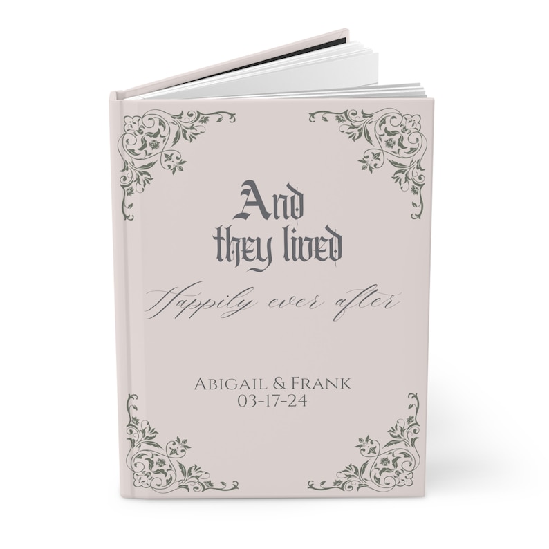 Fairytale Pink Happily Ever After Guest Book