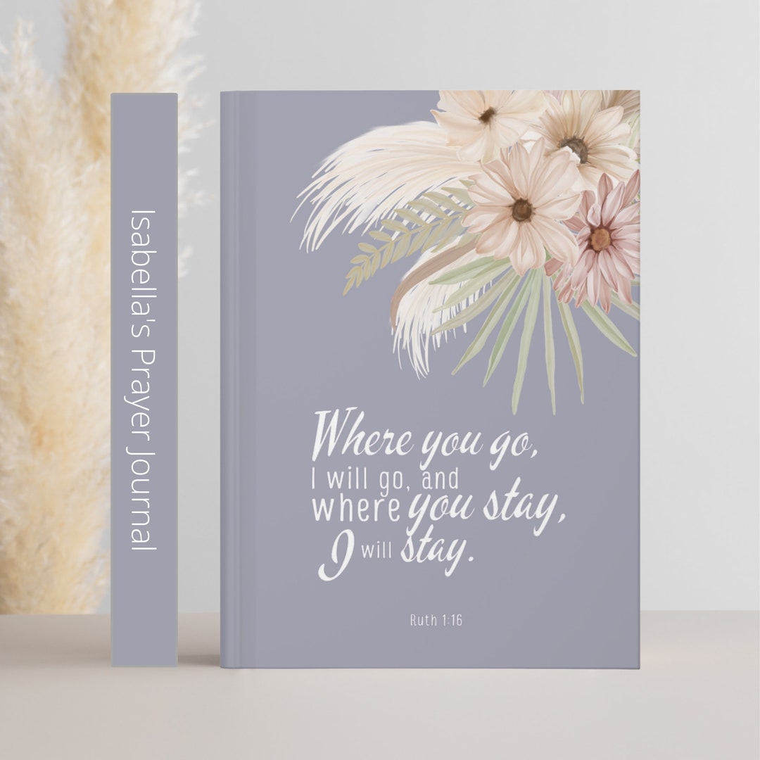 Prayer Journal Boho Bible Study Journal Notebook for - Etsy