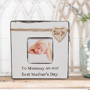 First Mother's Day Picture Frame, 1st Mother's Day Gift from Baby, Our first Mothers Day Gift, Personalized First Mother's Day 2023, Rustic