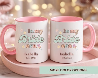 In My Bride Era Mug, Engagement coffee Mug, Bride to be mug, Retro Bride mug, Gift for Bride, Future Mrs Mug, Bride to Be Gift, Bride Era