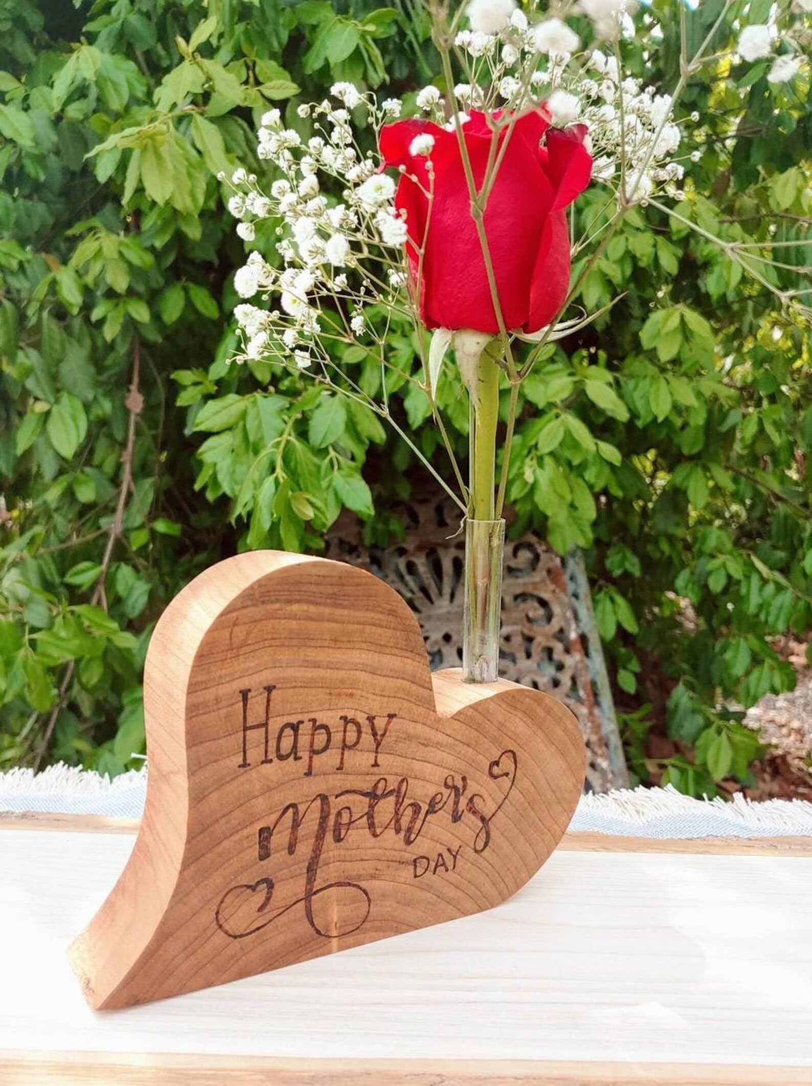 Personalized Mothers Day Gift Custom Mothers Day Gift Wooden Etsy