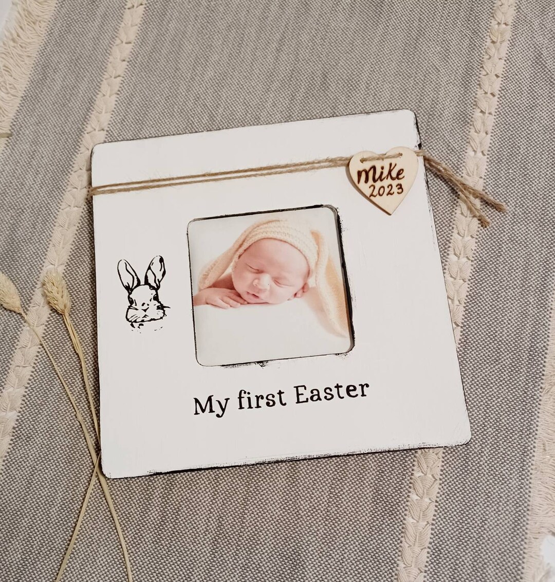 Custom Baby's First Easter Footprint Sign, The Carrot Patch