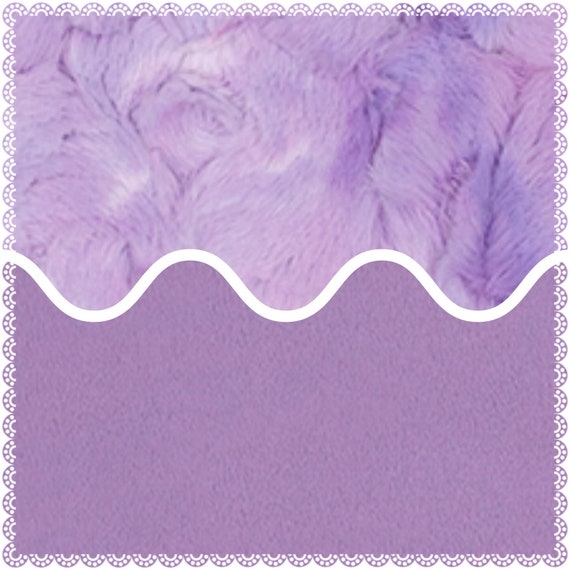 Purple Minky Blanket Adult Minky Sorbet Minky Large Minky 