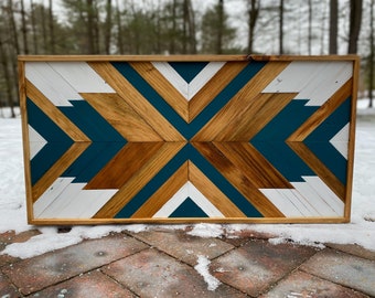 Reclaimed Wood Mosaic | Wall Art