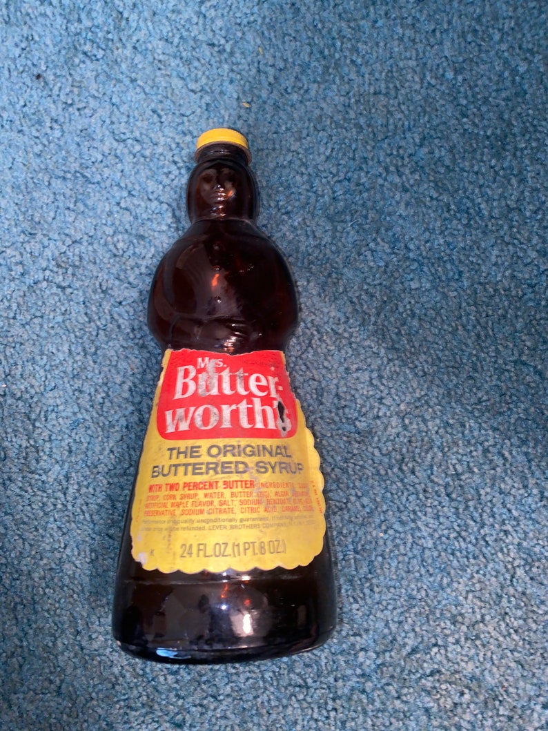 Vintage Syrup Bottle Mrs butterworth Aunt Jemima style | Etsy