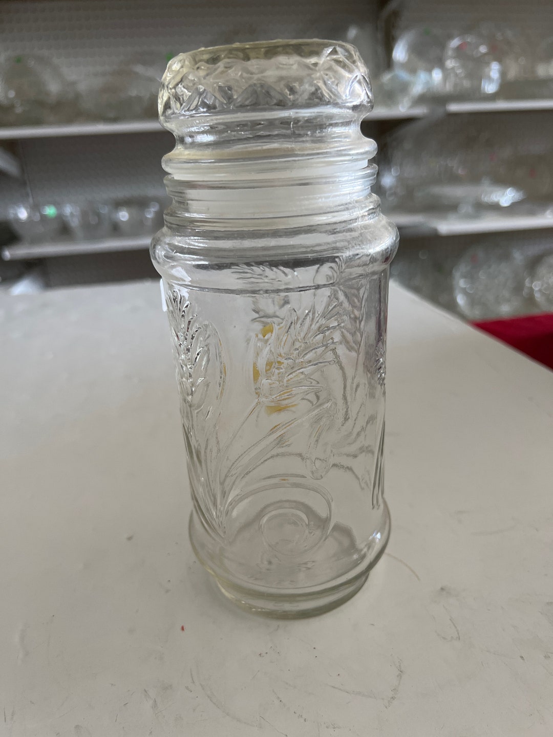 1982 Planter's Peanuts Apothecary Jar Container Mr. Peanut Etsy