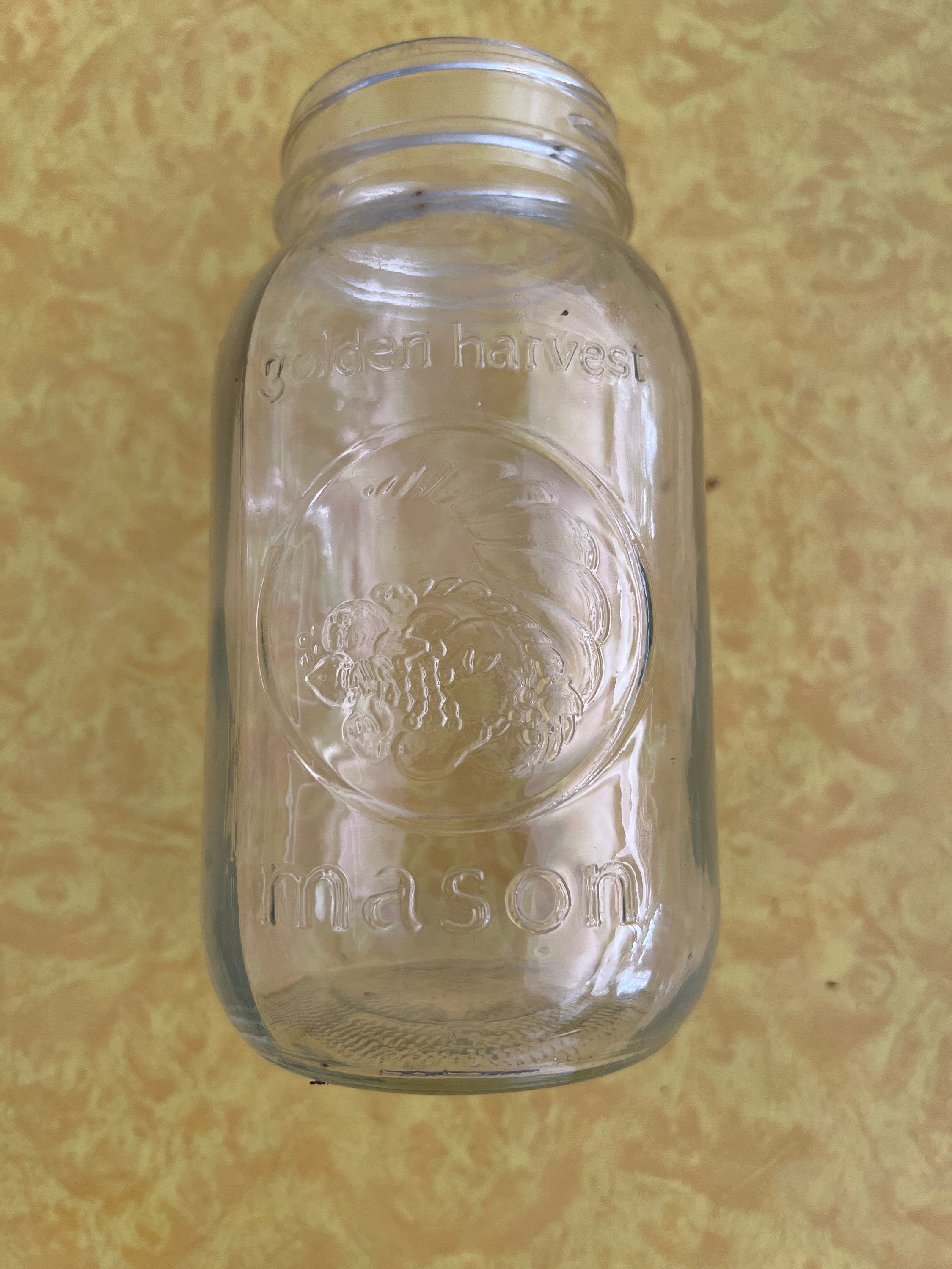 Golden Harvest Mason Jar Etsy