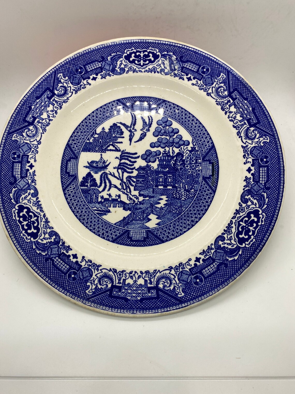 Willow Ware By Royal China 10 inch Dinner Plate Etsy