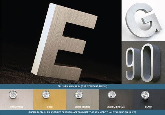 Custom Metal Sign 3D Metal Letters Custom Laser Cut 3D Stainless Steel ...