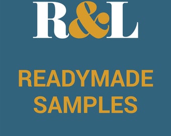 Muestras de materiales listos para usar