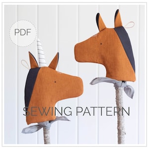 Field Day Horse and Unicorn PDF Sewing Pattern - Instant Download