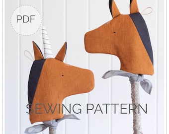 Field Day Horse and Unicorn PDF Sewing Pattern - Instant Download