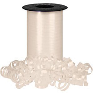 White curling ribbon    (18-S-022)