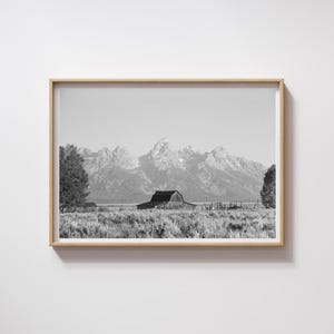 Jackson Hole, Wyoming, Grand-Teton-Nationalpark, Wandkunst, digitaler Download Druck