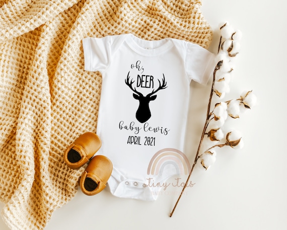 Body dannonce de bebe de grossesse annonce de grossesse de chasse doh cerf chemise dannonce de bebe ou de bebe Etsy France