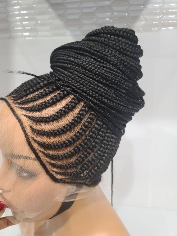 Lace Front Cornrow Braid Wig 