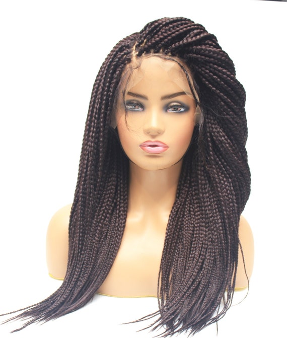 Braided Wigs, Braids Wigs, Box Braids Wig, Ready to Ship, Glueless