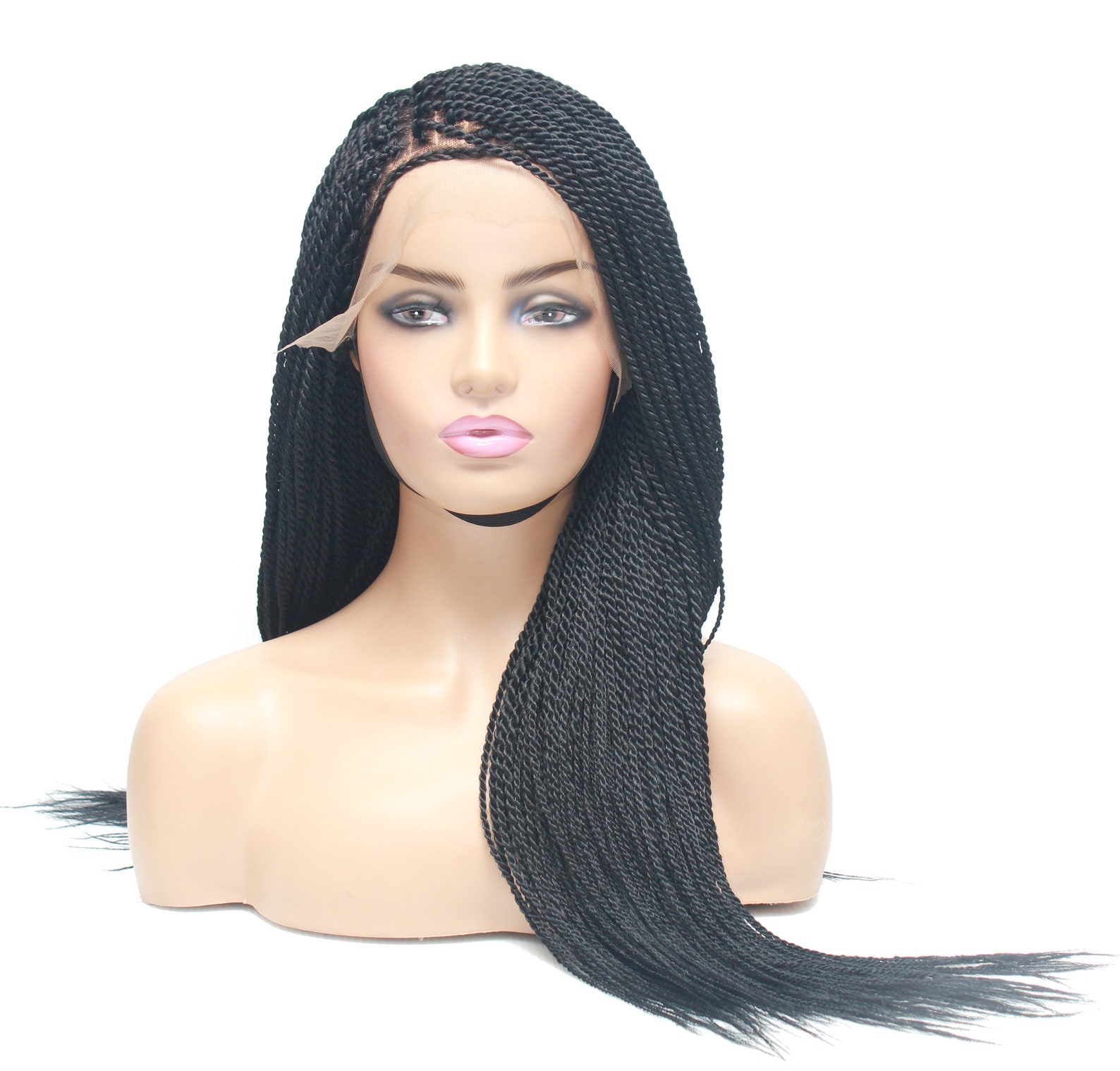 Braided lace front wig/ Braided Wig / Braid Wig Cap Fully hand Etsy