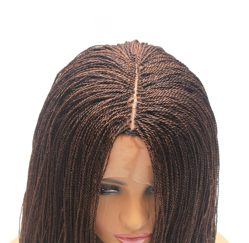 Braided Wigs, Braids Wigs, Micro Million Twist Wig, Lace Frontal Wig, Ready To Ship, Lace Frontal Wigs, GLueless Wigs image 3