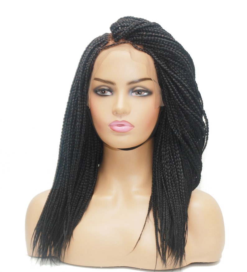 Braided Wigs, Box Braids Wig, Lace Frontal Braided Wig, Black Braids