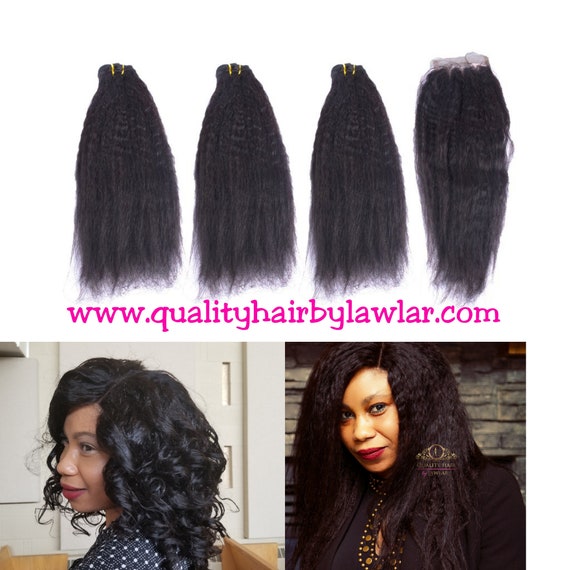 Mongolian Kinky Straight Virgin Hair Kinky Curly Hair Etsy