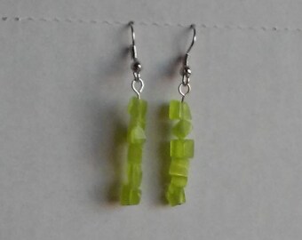 Peridot Green Earrings