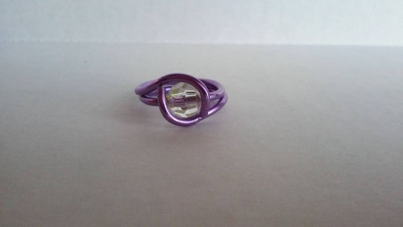 Purple Wrap with Crystal Bead