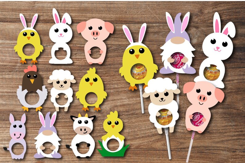 Easter Candy Holder SVG Bundle Easter Lollipop Holders Etsy Easter candy holder svg bundle easter lollipop holders etsy
