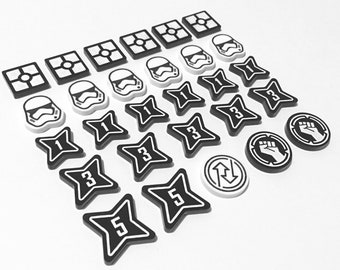 Star Wars Destiny Compatible Token Set Acrylic/Plastic | Etsy
