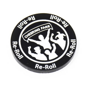 Cheering Fans token marker compatible with Blood Bowl