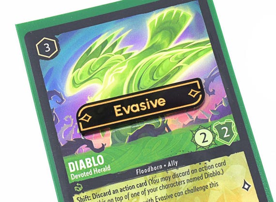 EVASIVE Keyword Reminder Tokens Compatible With LORCANA TCG - Etsy