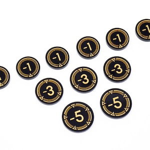 DAMAGE Token Set (einseitig) kompatibel für Lorcana TKG
