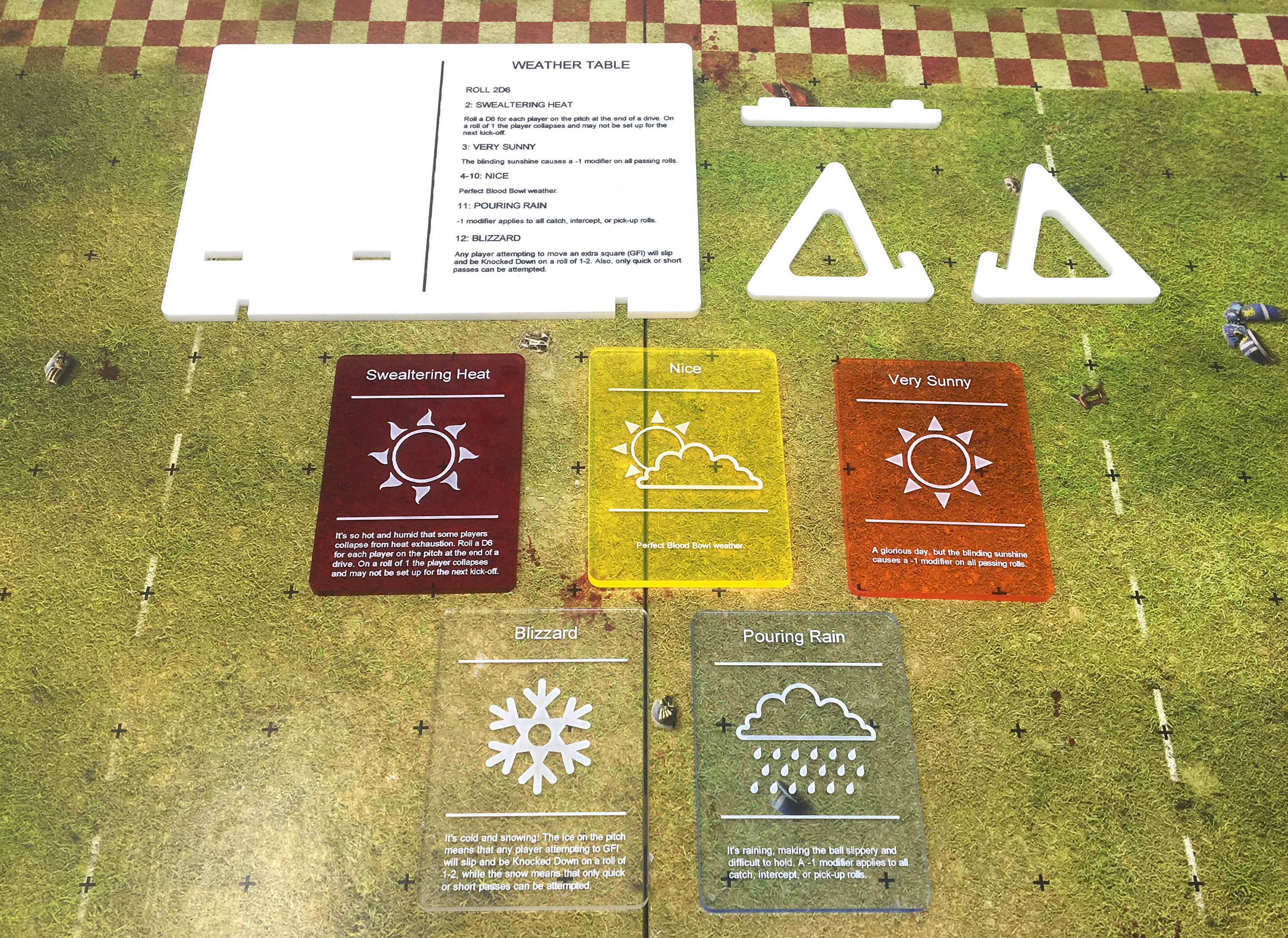 Blood Bowl compatible Weather table &amp; accessories for Season | Etsy
