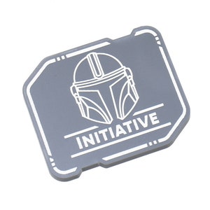 Mando Initiative token compatible with Star Wars Unlimited TCG